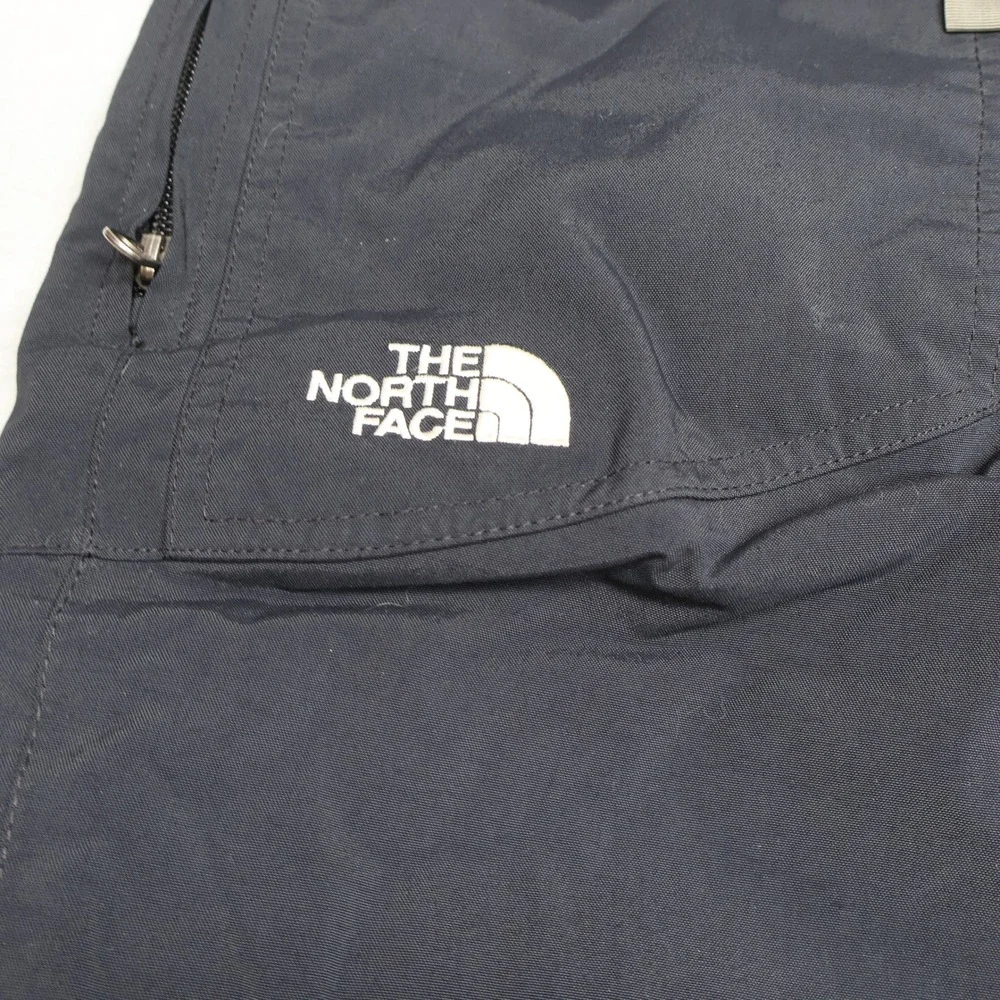 North Face Snow Pants Mens Large Black Waterproof Cargo Insulated Winter 33x32